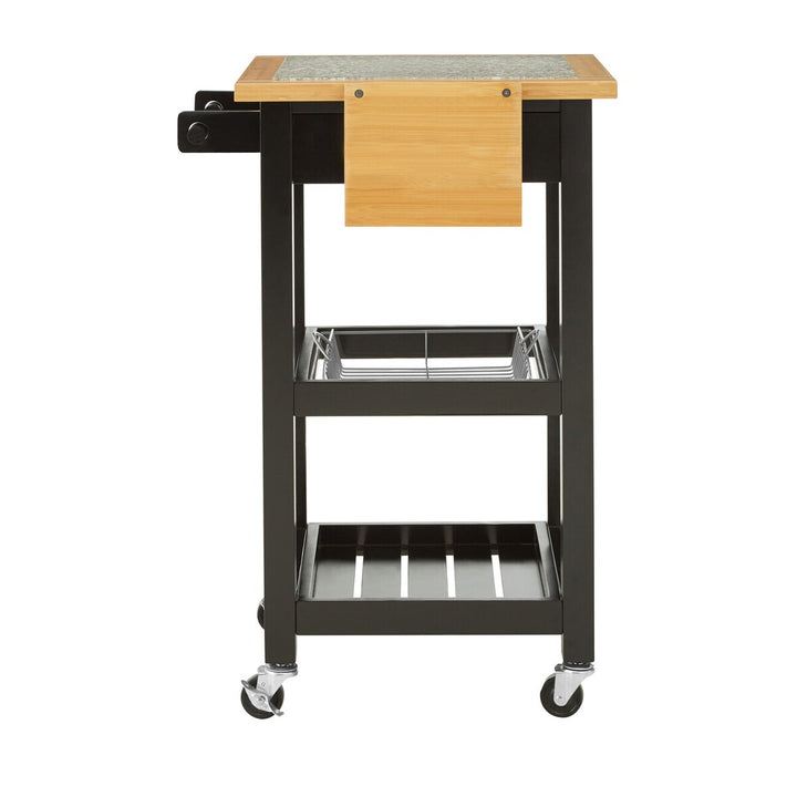 Harlow Glenn Kitchen Trolley with Granite Top Premier 5