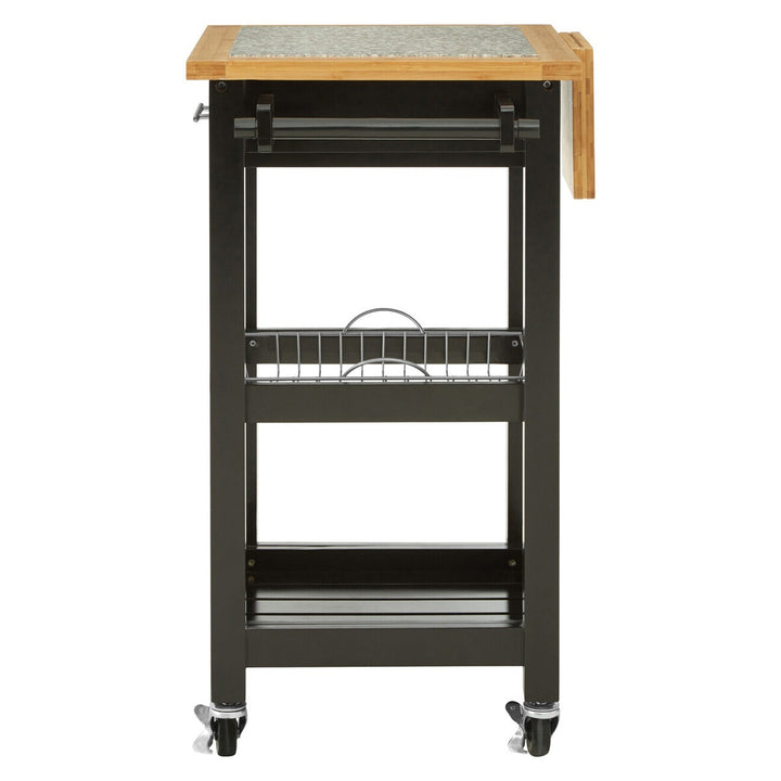 Harlow Glenn Kitchen Trolley with Granite Top Premier 6