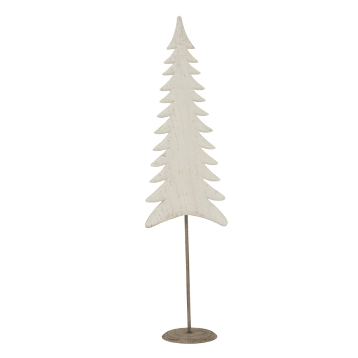 Whitewashed Wooden Christmas Tree Hill 1