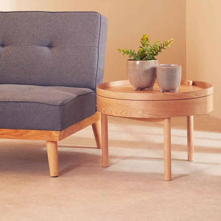 Viborg Revolving Top Side Table