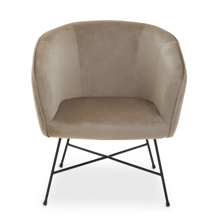 Stockholm Velvet Chair - Mink Premier 1