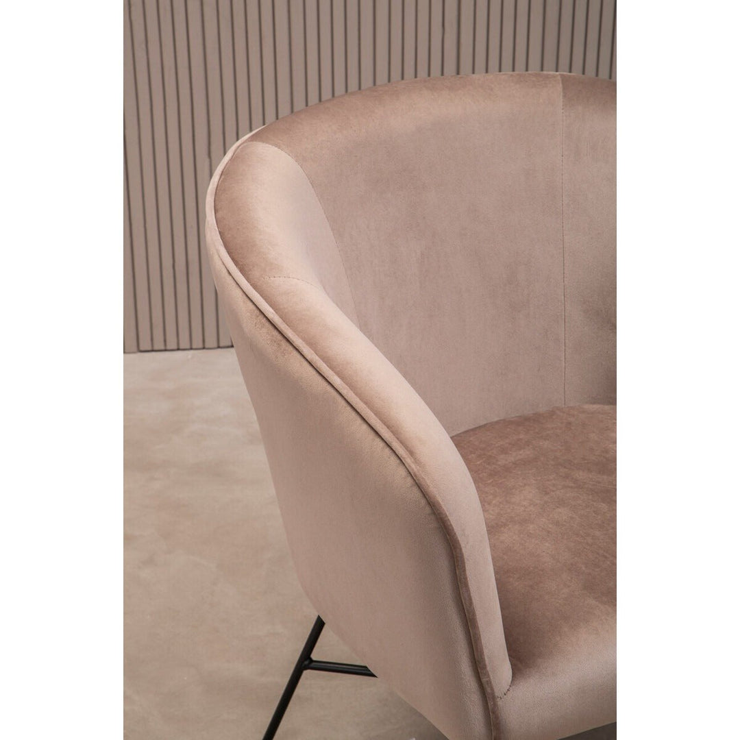 Stockholm Velvet Chair - Mink Premier 4