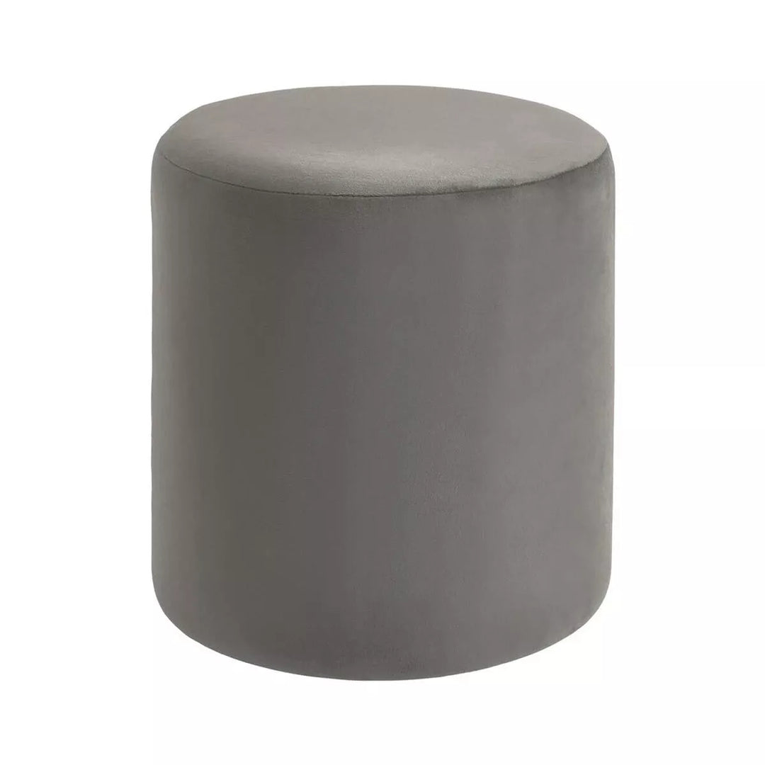 Haley Velvet Pouffe - Mink