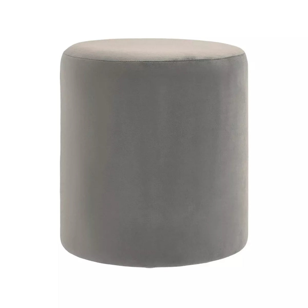 Haley Velvet Pouffe - Mink