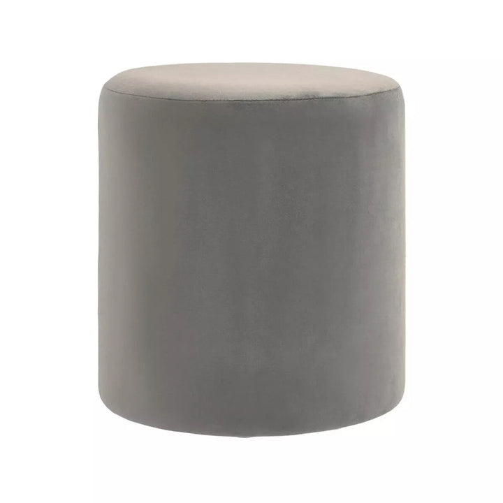 Haley Velvet Pouffe - Mink