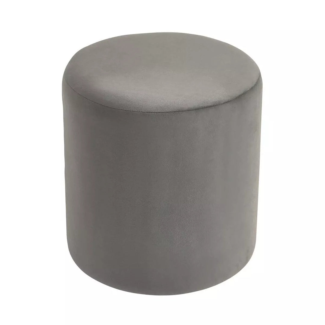 Haley Velvet Pouffe - Mink