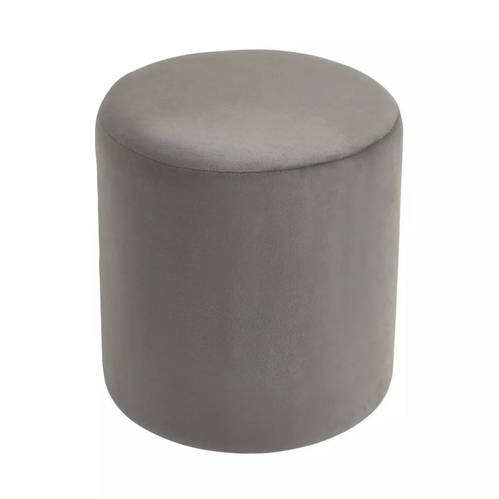 Haley Velvet Pouffe - Mink