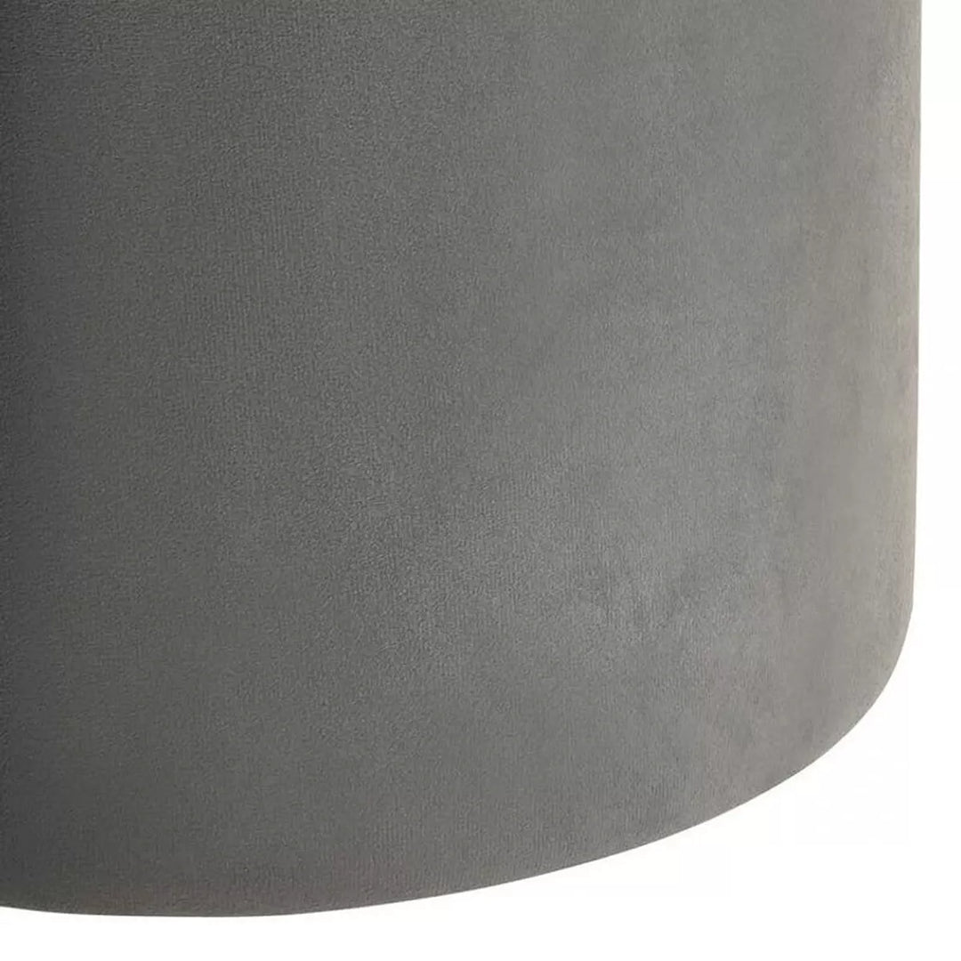 Haley Velvet Pouffe - Mink