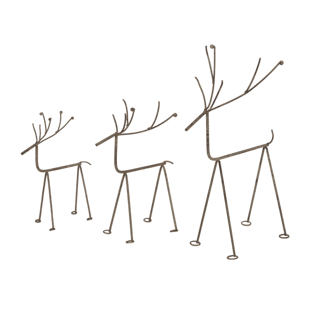 Rustic Metal Reindeer Hill 6