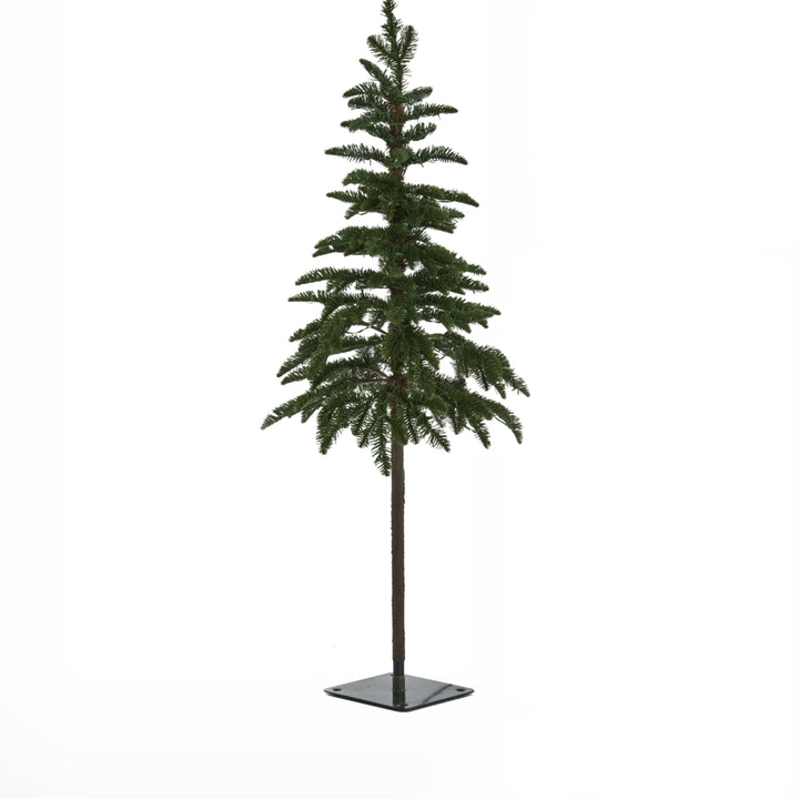 Green Woodland Pre-Lit LED Christmas Tree Hill 2
