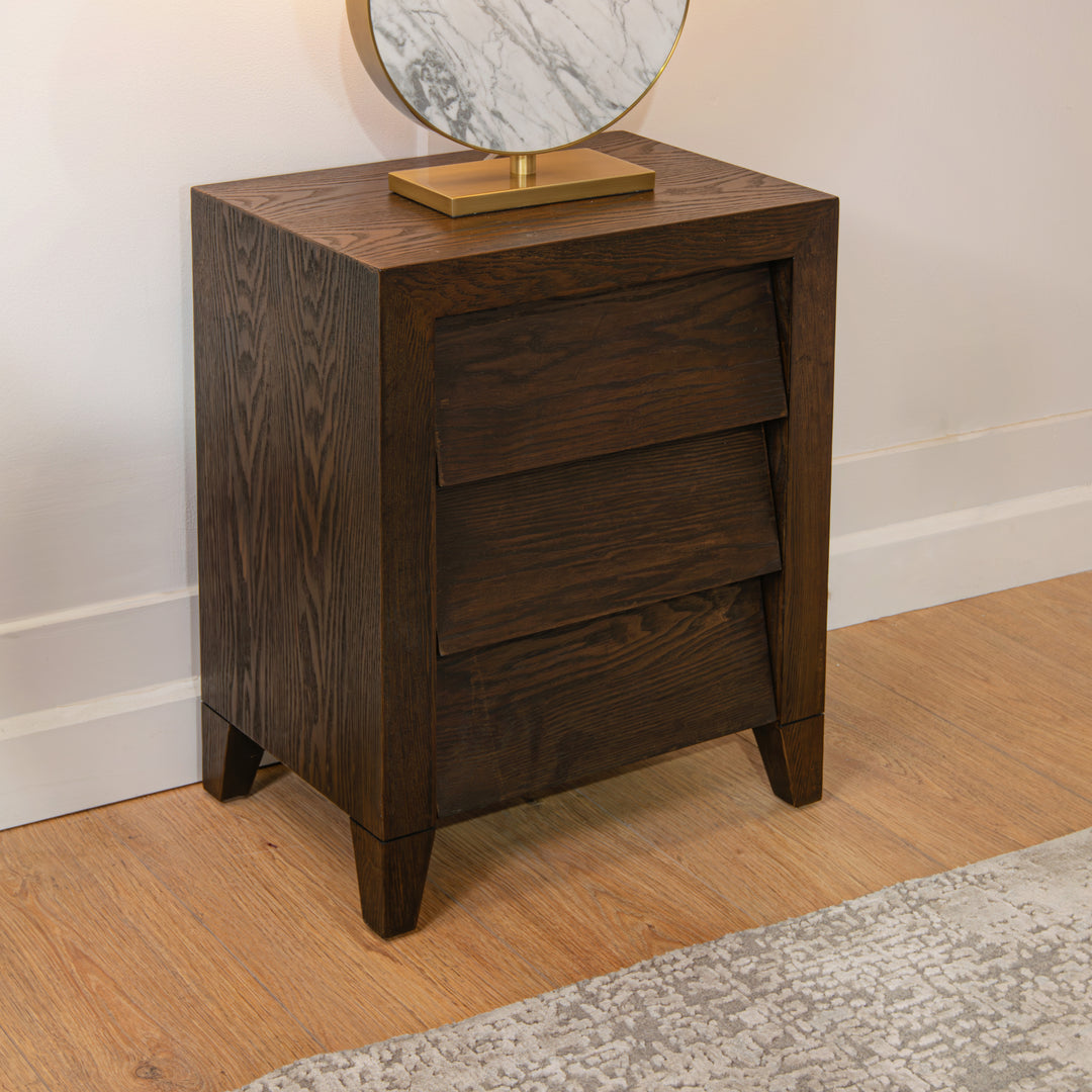 Amato Bedside Table - Chocolate