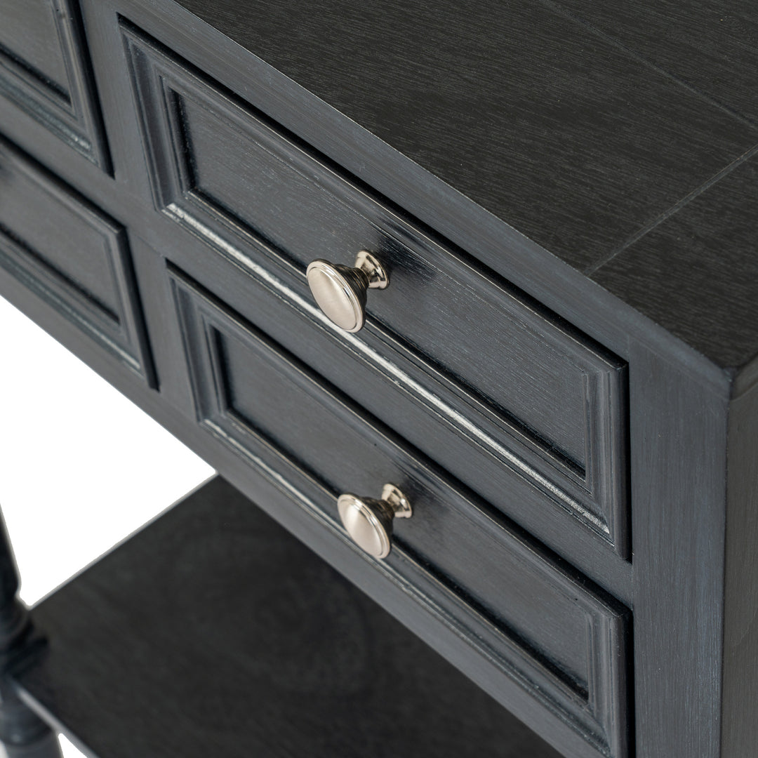 Contour 4 Drawer Side Table