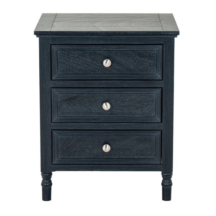 Contour 3 Drawer Side Table