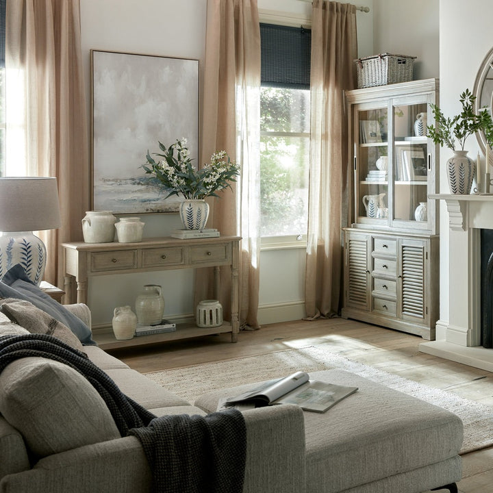 Zephra Three Seater Sofa & Footstool