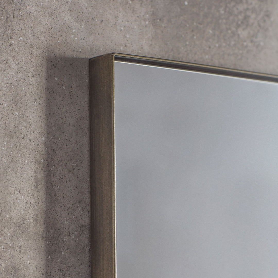 Hurston Rectangle Mirror - Bronze GalleryDirect 3