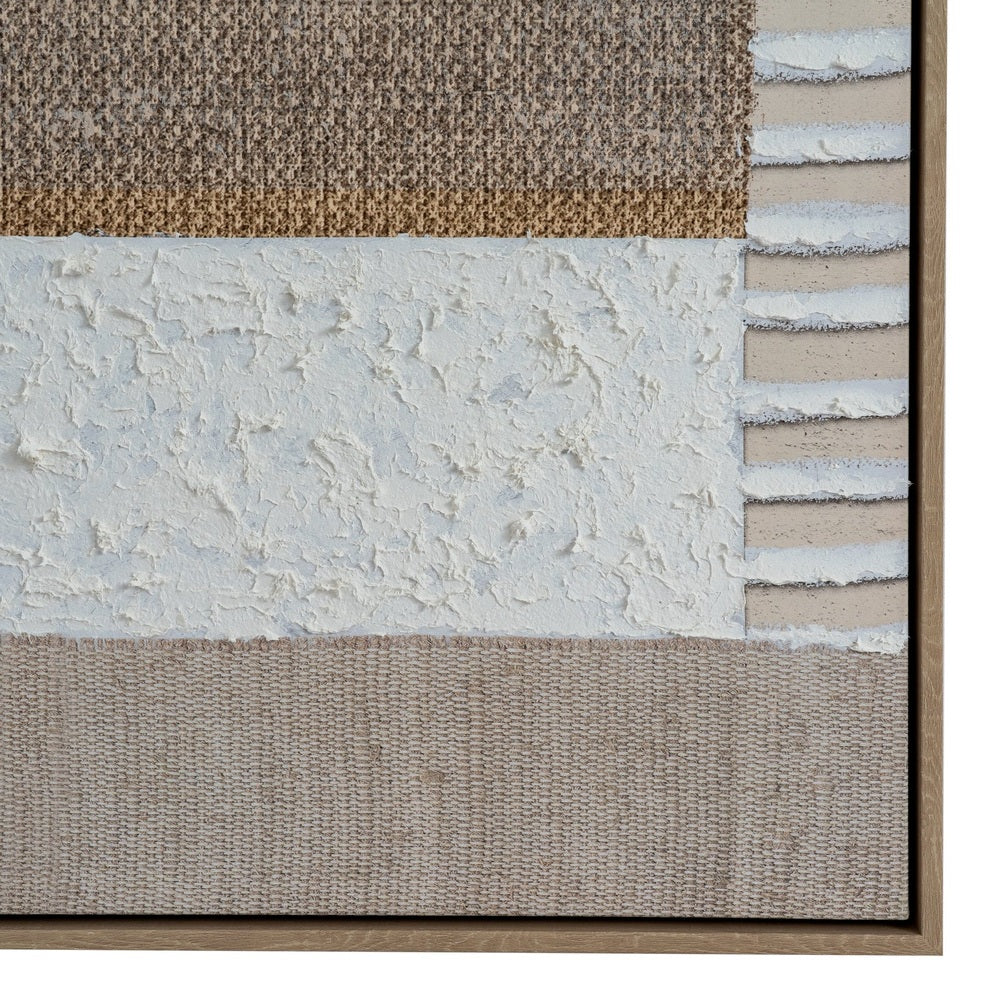 Petra Hand Painted Framed Canvas