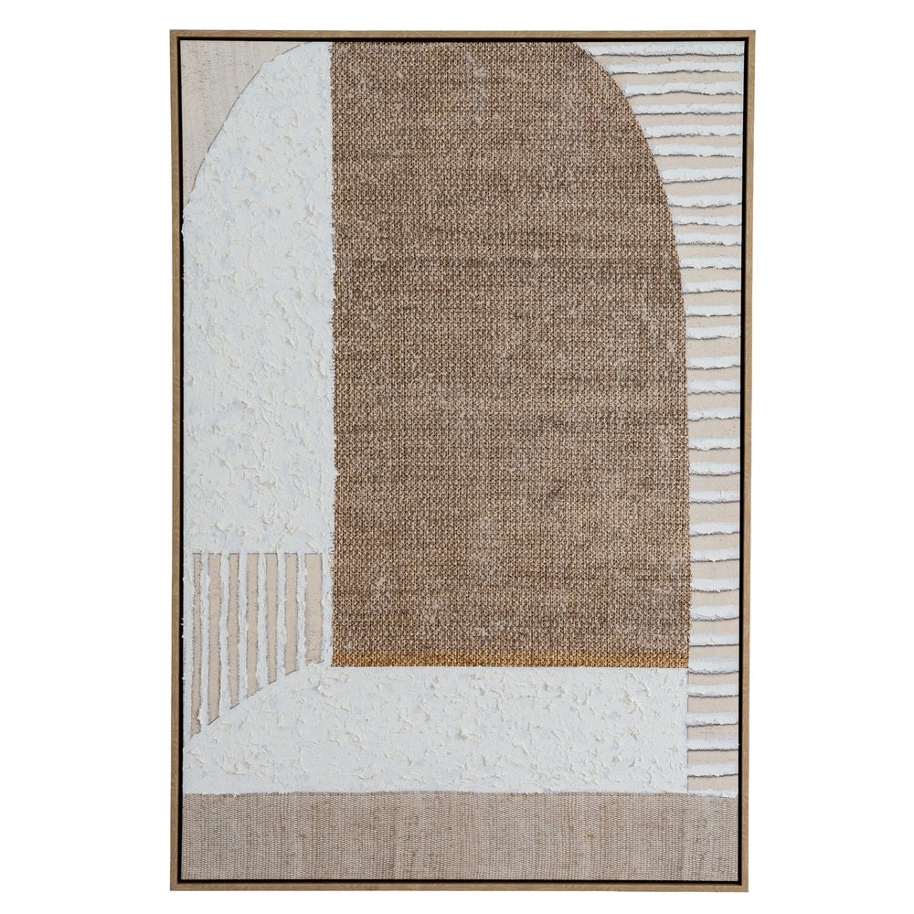 Petra Hand Painted Framed Canvas