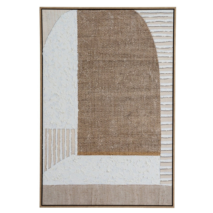 Petra Hand Painted Framed Canvas
