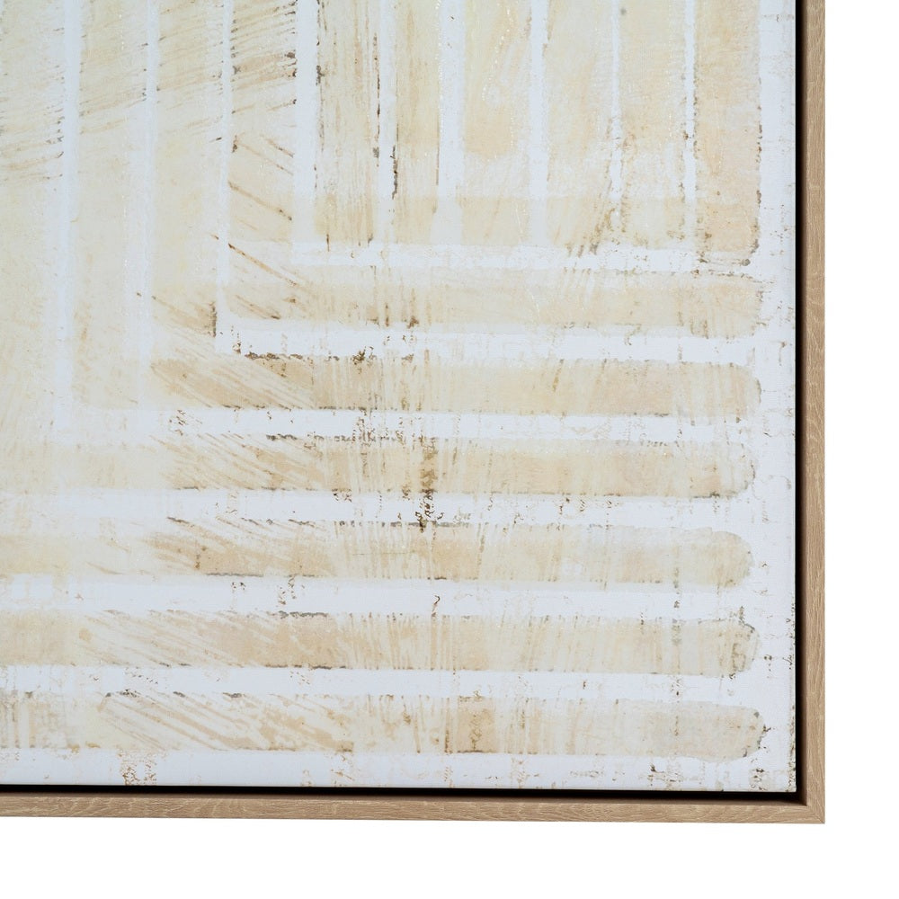 Tellura Hand Painted Framed Canvas