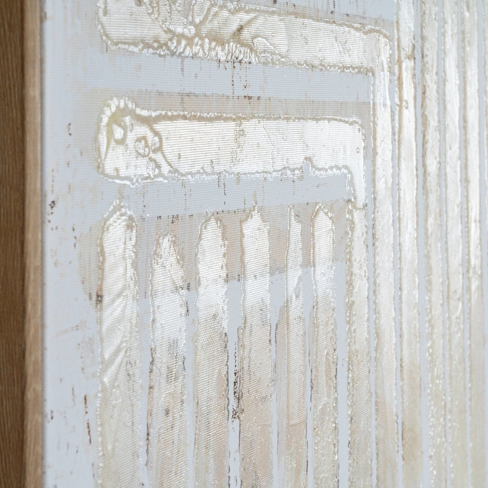 Tellura Hand Painted Framed Canvas
