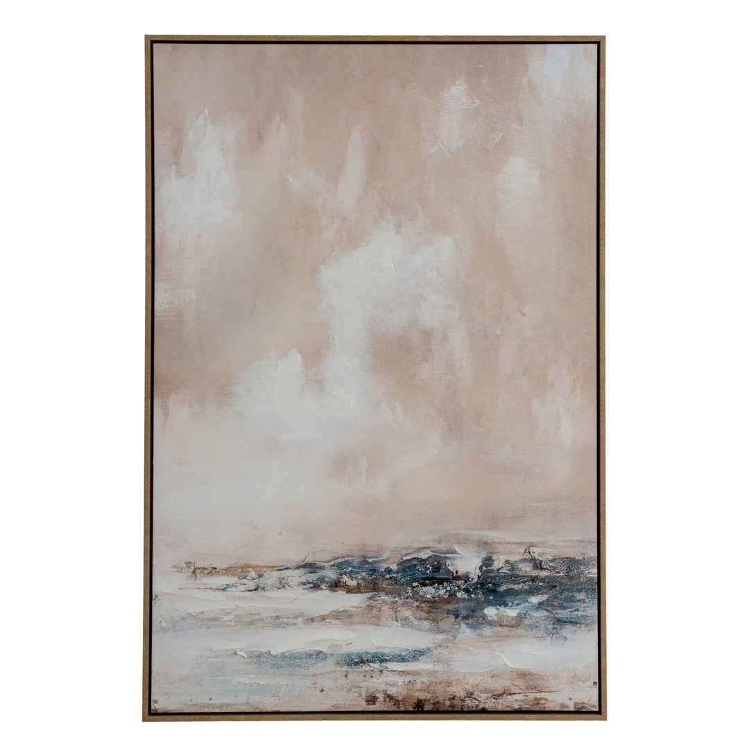 Veydra Hand Painted Framed Canvas