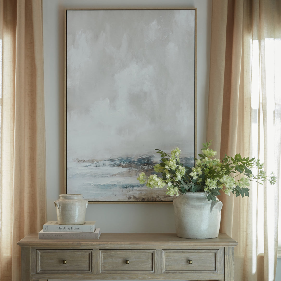 Veydra Hand Painted Framed Canvas