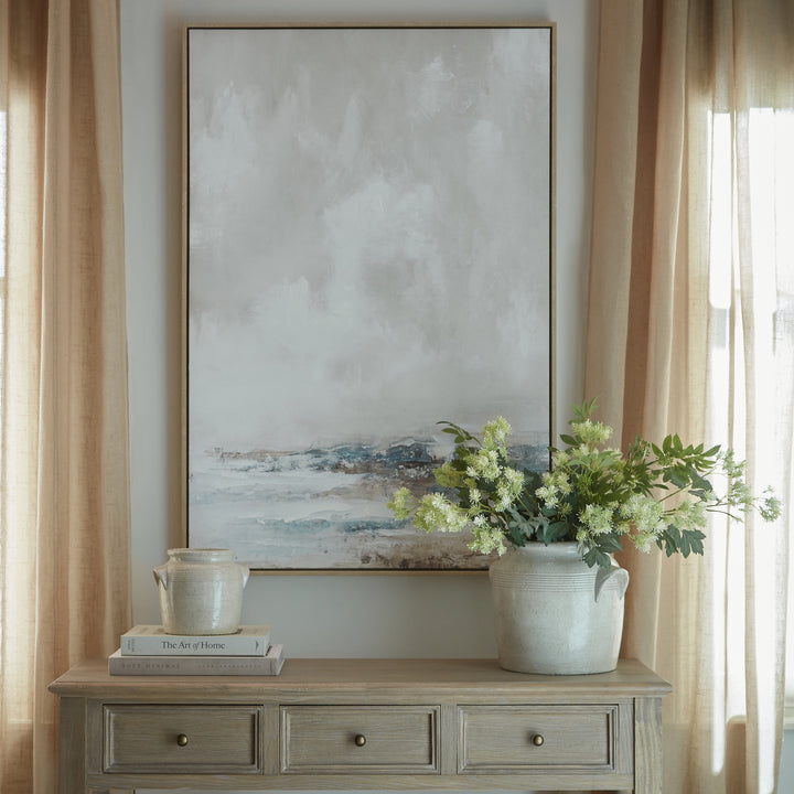 Veydra Hand Painted Framed Canvas