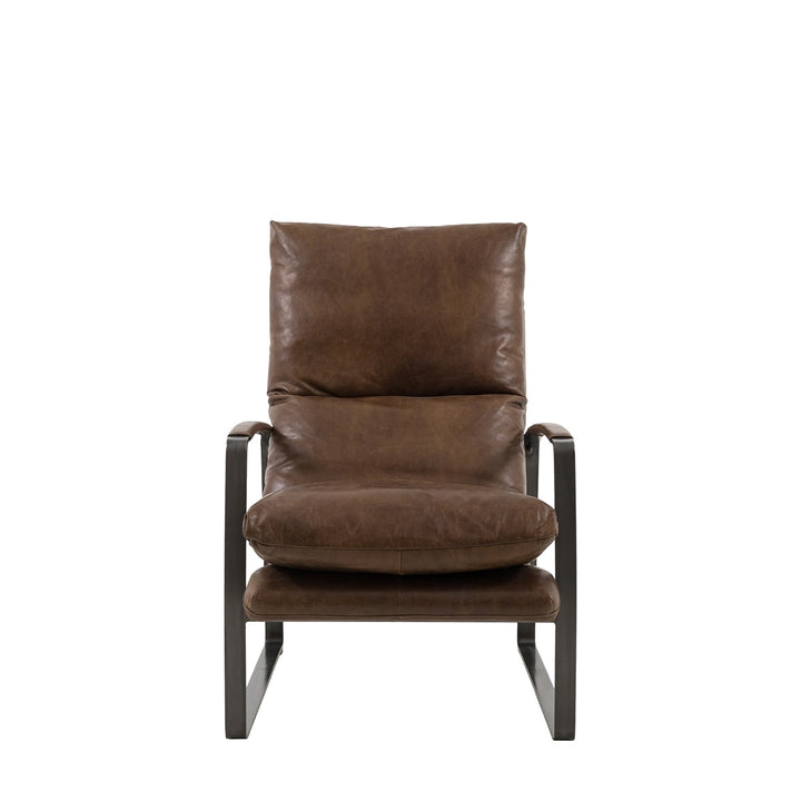 Fabien Lounger - Brown Leather