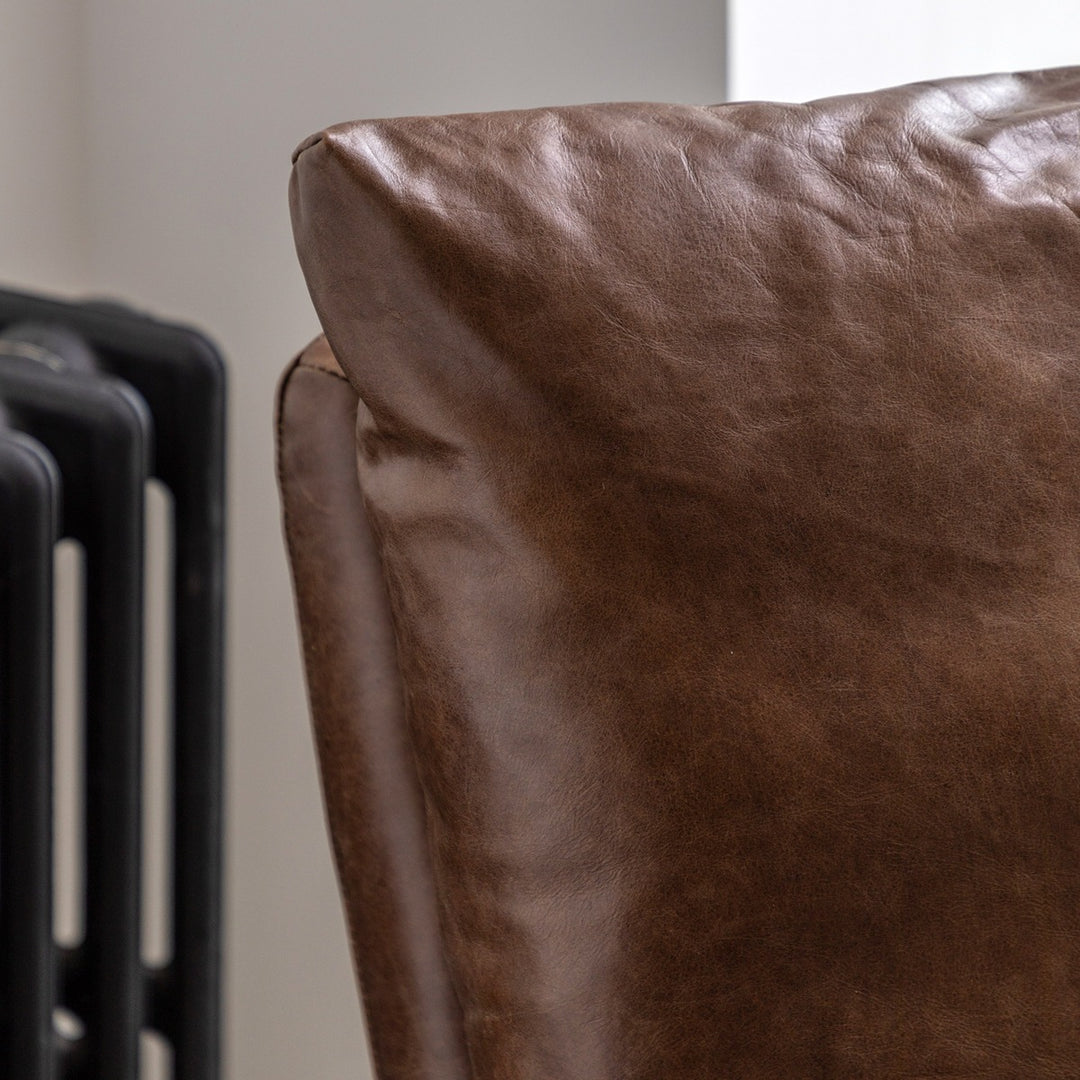 Fabien Lounger - Brown Leather