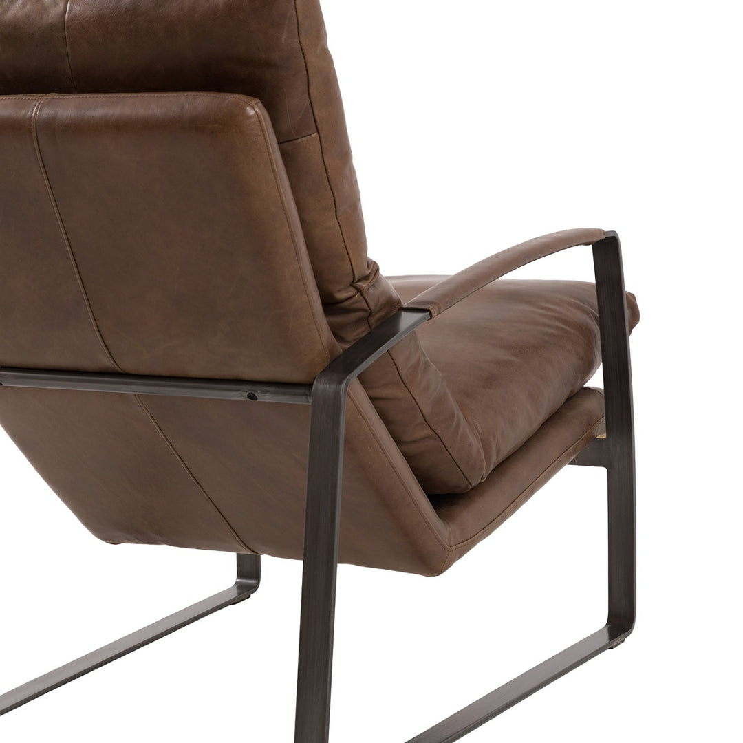 Fabien Lounger - Brown Leather