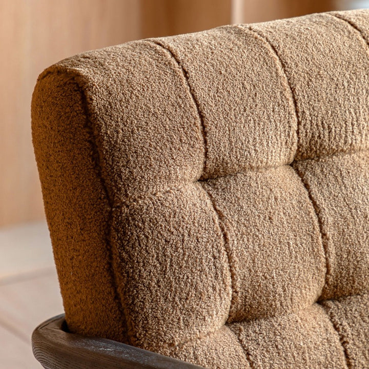 Humber Faux Sheepskin Armchair - Ochre