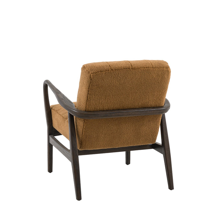 Humber Faux Sheepskin Armchair - Ochre