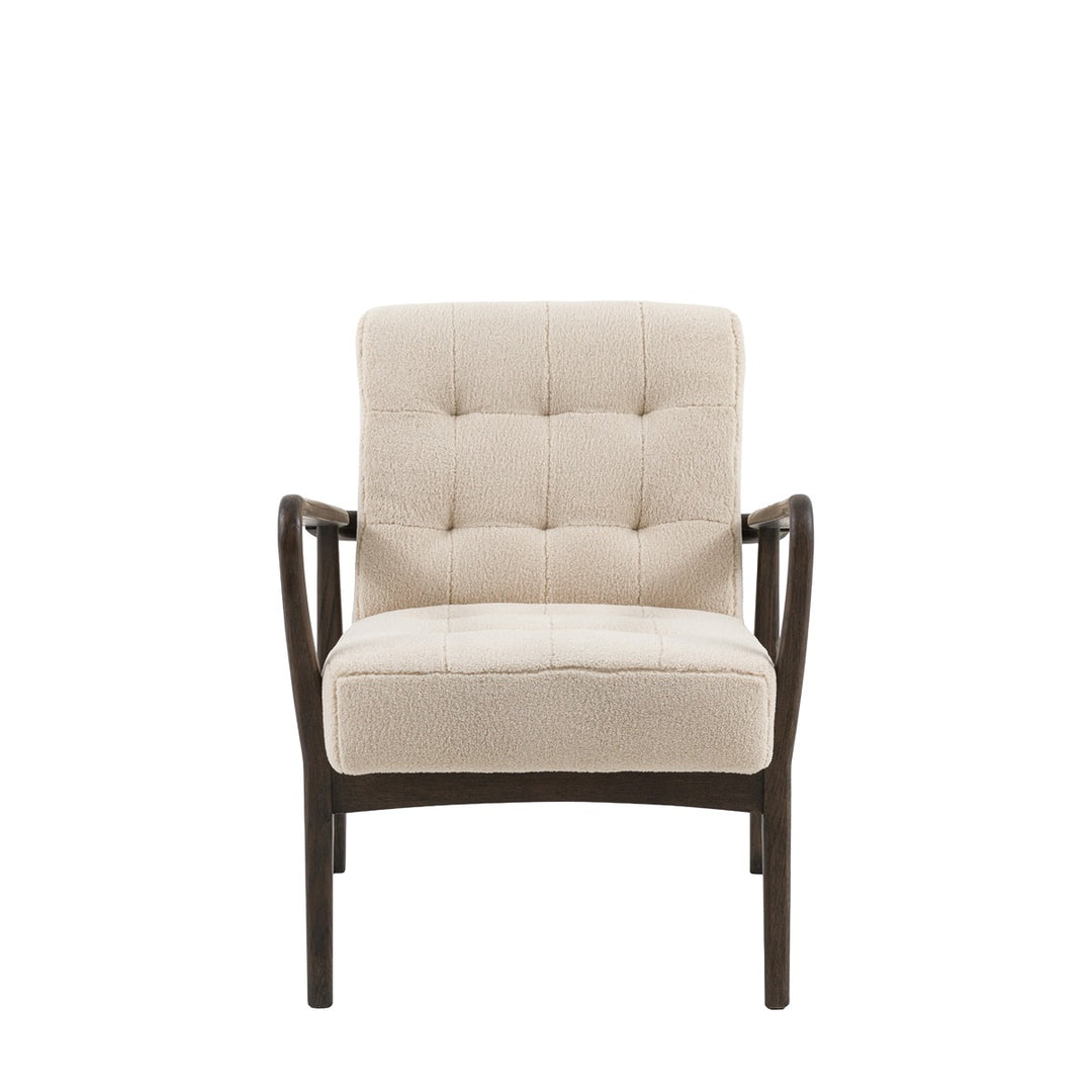 Humber Faux Sheepskin Armchair - Cream