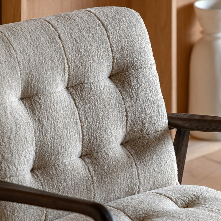 Humber Faux Sheepskin Armchair - Cream
