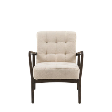 Humber Faux Sheepskin Armchair - Cream