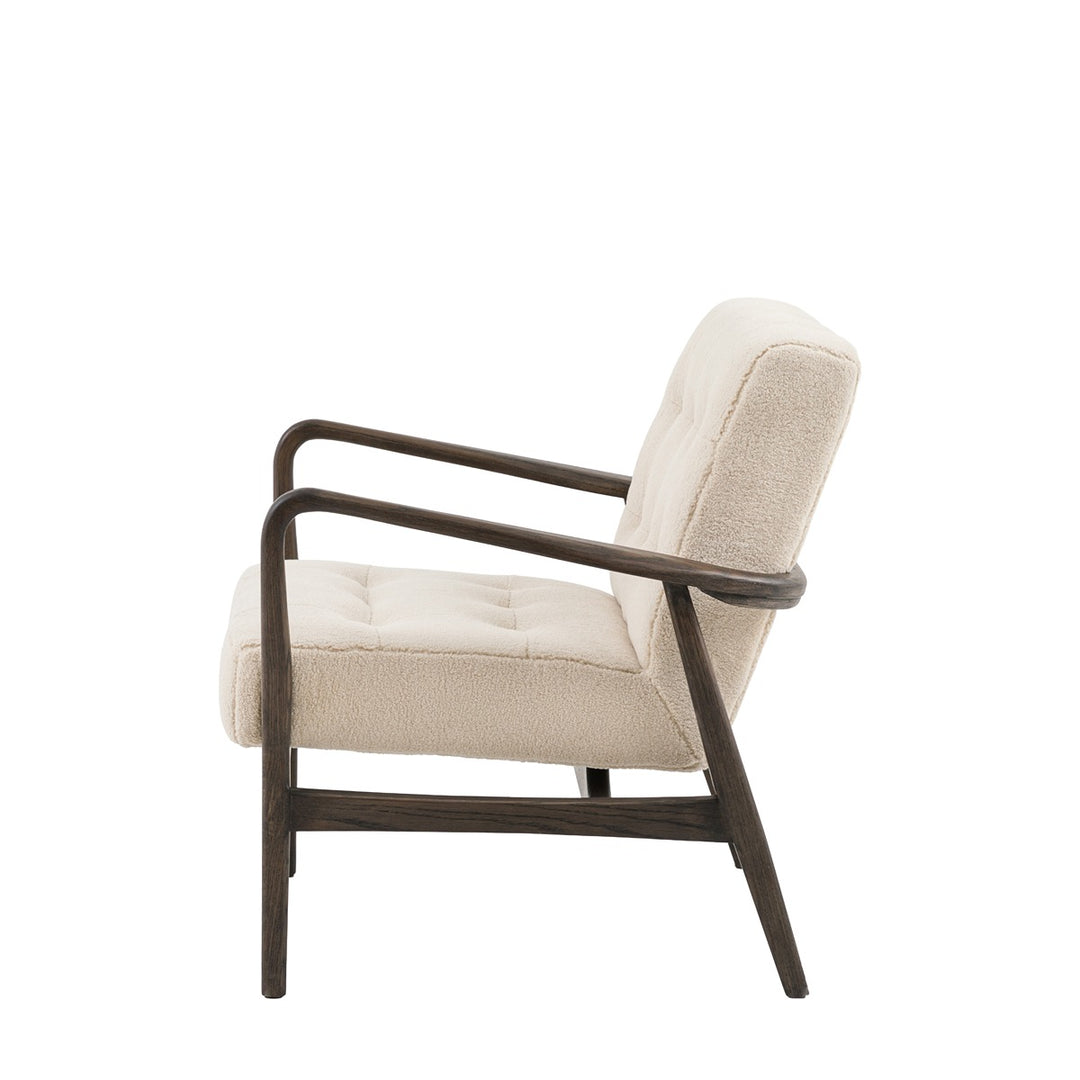 Humber Faux Sheepskin Armchair - Cream