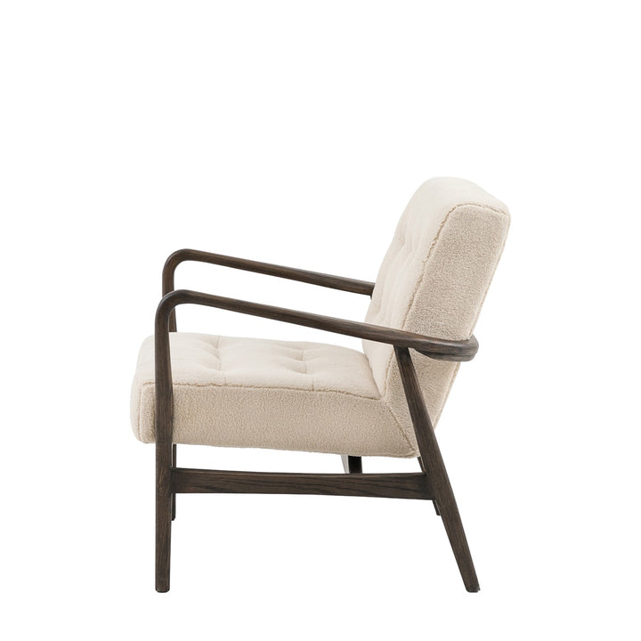 Humber Faux Sheepskin Armchair - Cream
