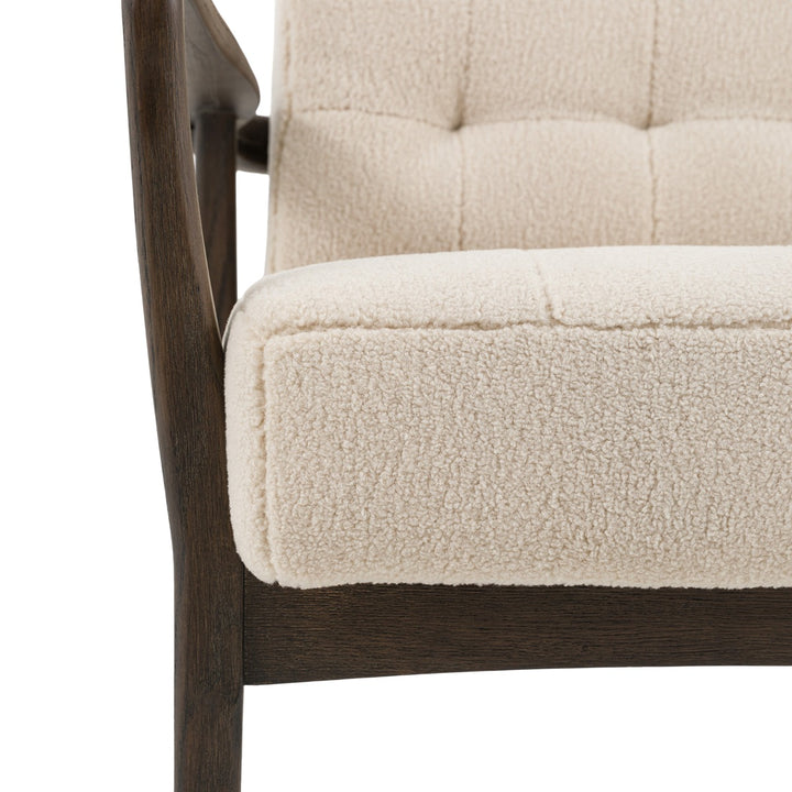 Humber Faux Sheepskin Armchair - Cream