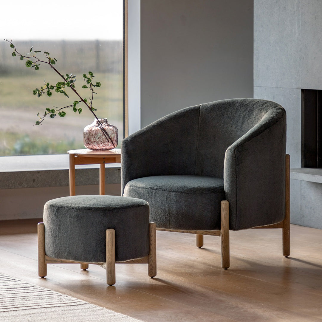 Selhurst Footstool Alaska - Graphite