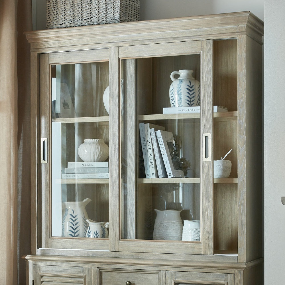 Delphine Sliding Glass Dresser Top