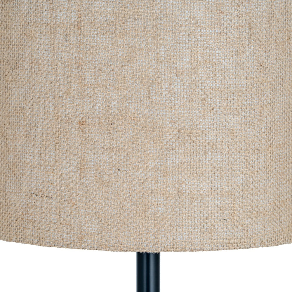 Cannon Hessian Shade Floor Lamp