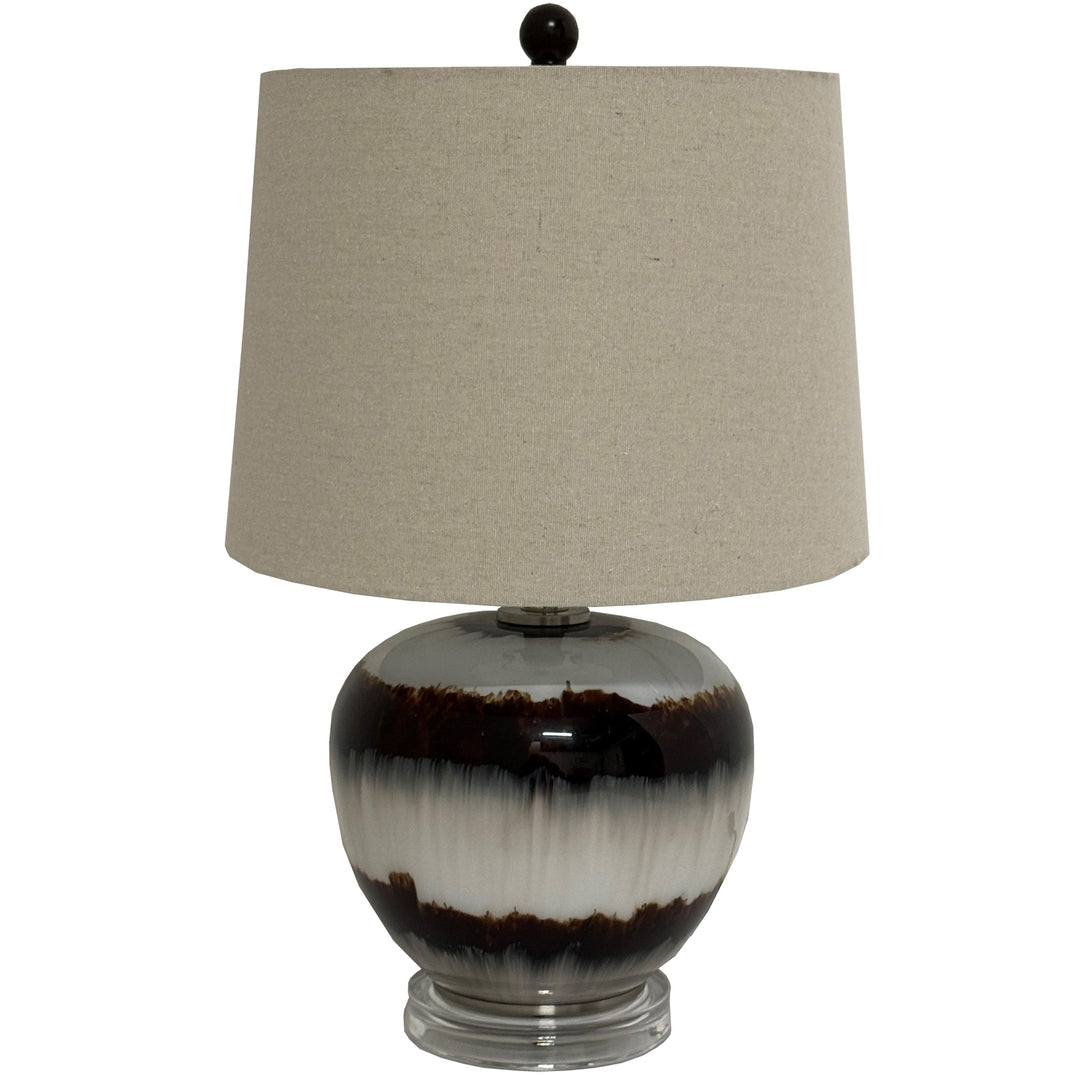 Sepia Shadows Squat Table Lamp