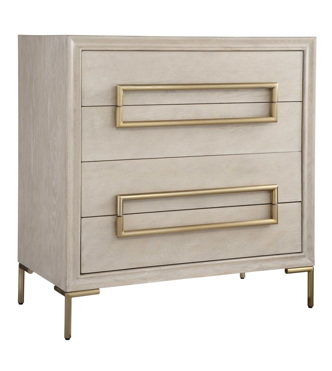 Alessia Accent Chest - Light Oak