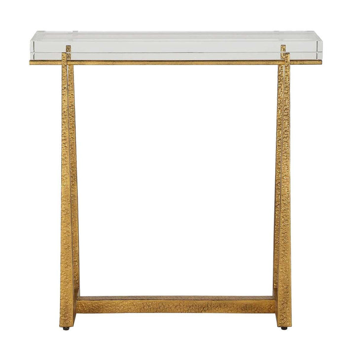 Midas Thick Crystal Accent Table