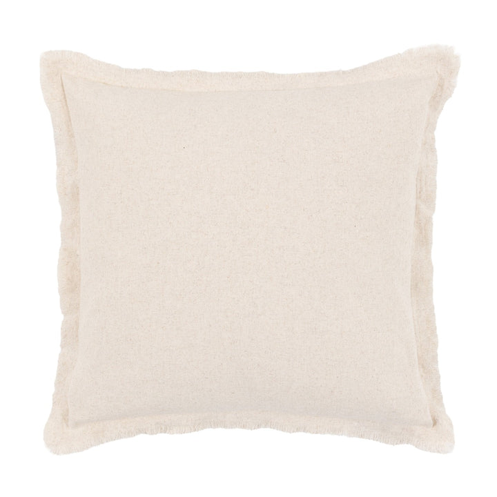 Linen Look Set of 2 Cushions - Cream
