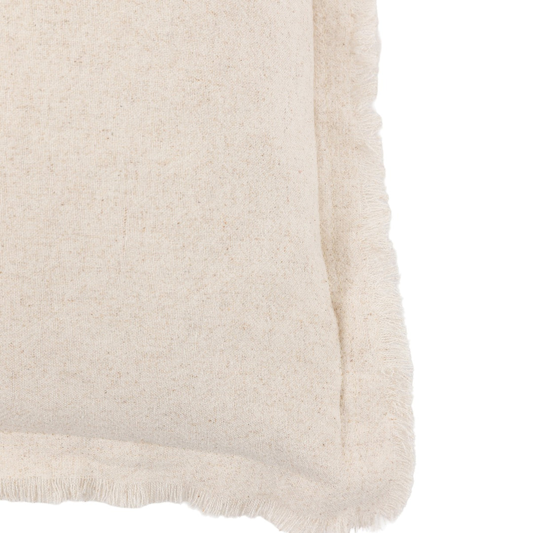 Linen Look Set of 2 Cushions - Cream