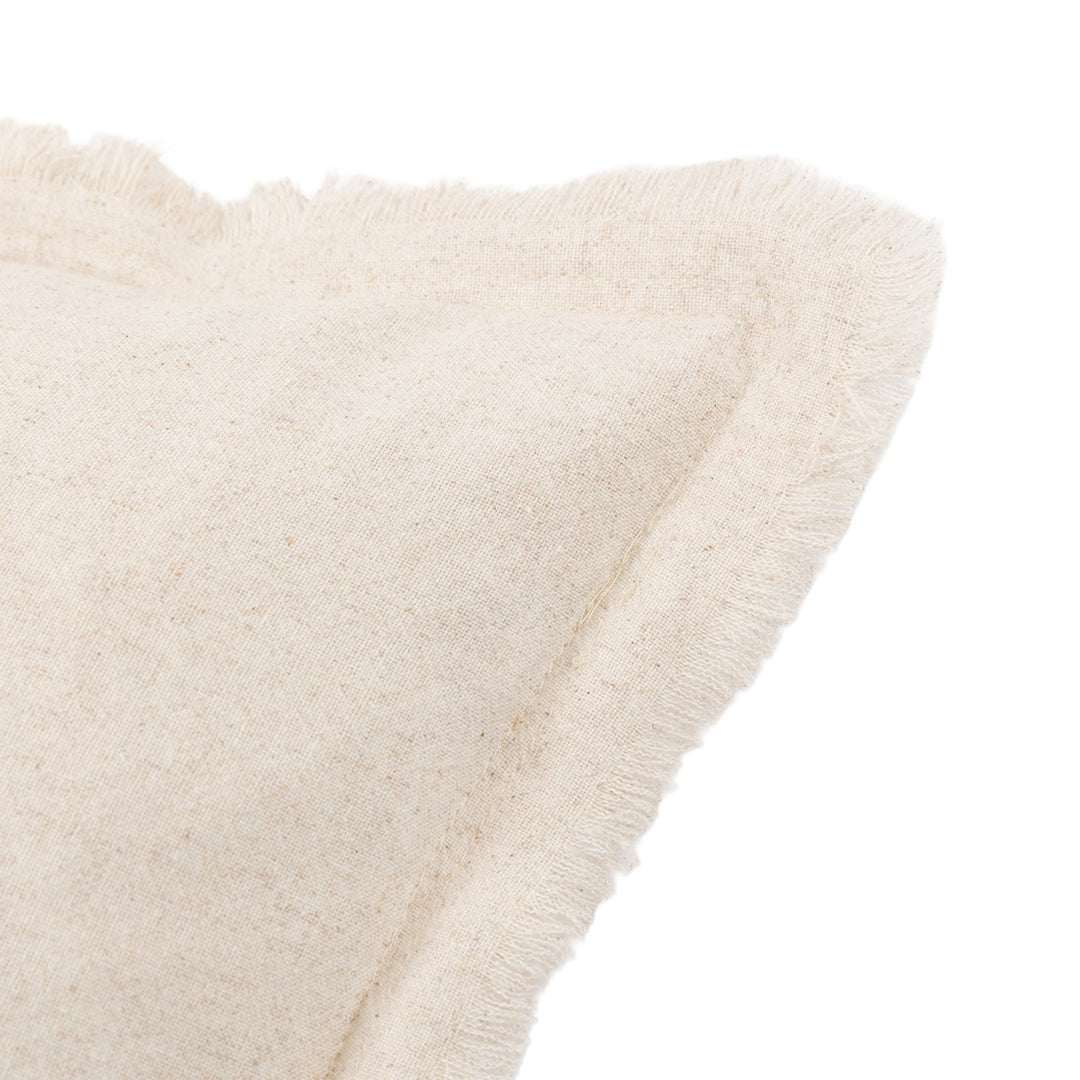 Linen Look Set of 2 Cushions - Cream