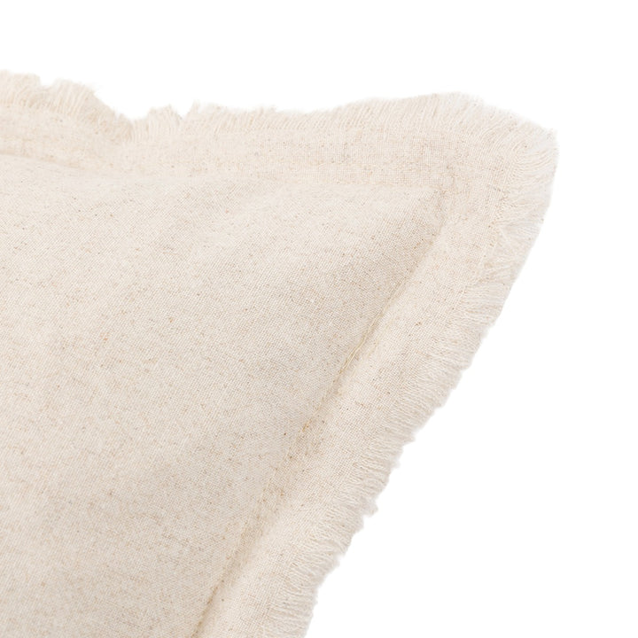 Linen Look Set of 2 Cushions - Cream