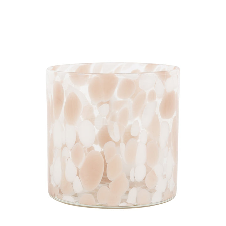 Confetti Candle Holder - Taupe