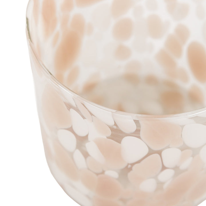 Confetti Candle Holder - Taupe